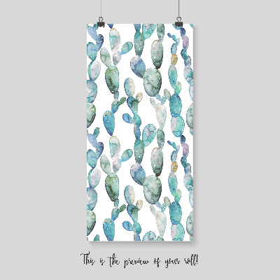 Tapisserie murale Cactus arc-en-ciel