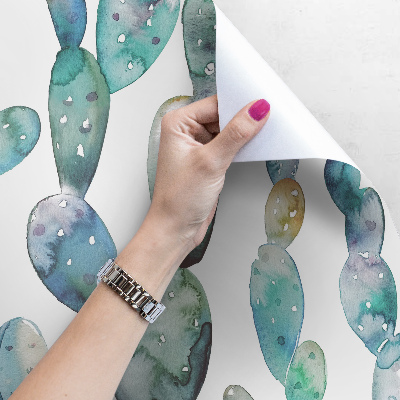 Tapisserie murale Cactus arc-en-ciel