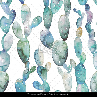 Tapisserie murale Cactus arc-en-ciel