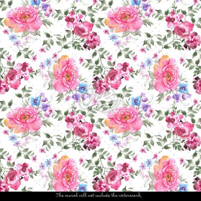 Tapisserie murale Il était une fois dans le jardin des fées