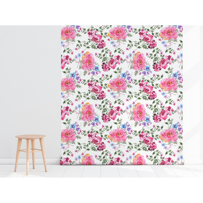 Papier peint panoramique Des fleurs intemporelles dans notre maison