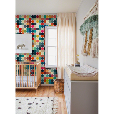 Tapisserie panoramique Folie des couleurs