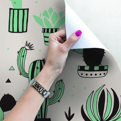 Papier peint Cactus vintage