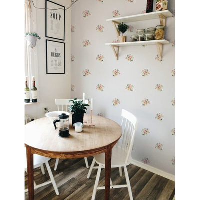 Tapisserie murale Maison pleine de fleurs