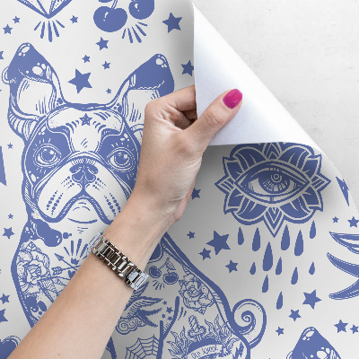Papier peint Tatouages de style pin-up