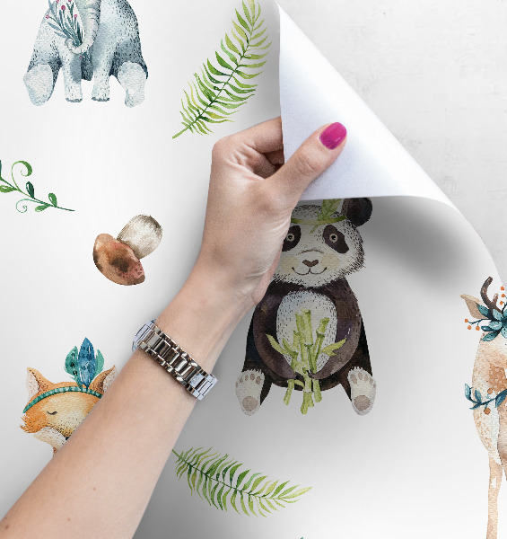 Papier peint Animaux indiens mignons