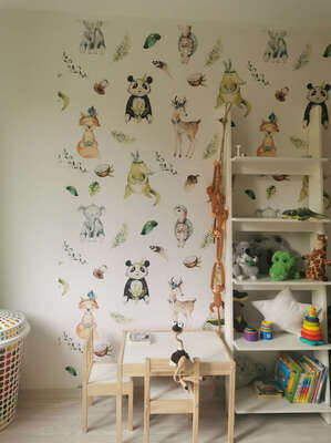 Papier peint Animaux indiens mignons