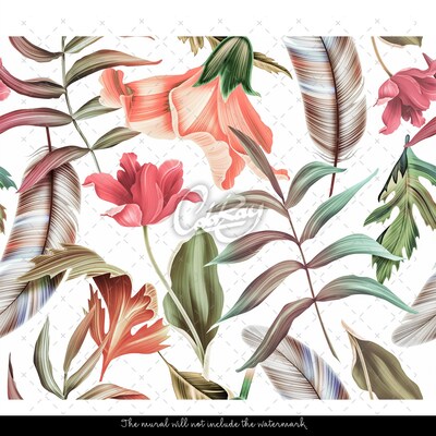 Papier peint Charmes exotiques de la nature