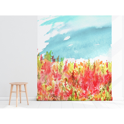 Papier peint adhésif Été chaud