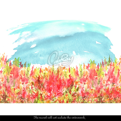 Papier peint adhésif Été chaud