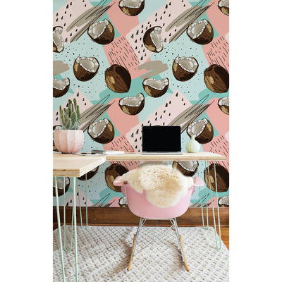 Papier peint Vertige de la noix de coco