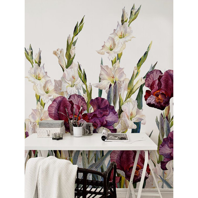 Papier peint Fleurs de la prairie dans notre jardin