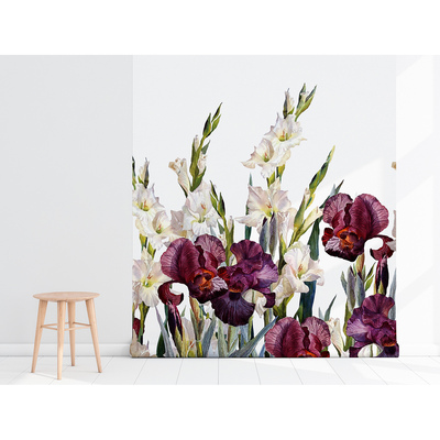 Papier peint Fleurs de la prairie dans notre jardin