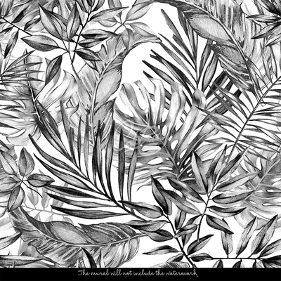 Tapisserie murale Ambiance tropicale artistique