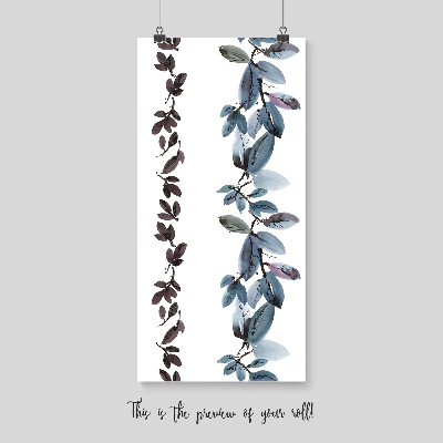 Tapisserie murale Feuilles ornementales