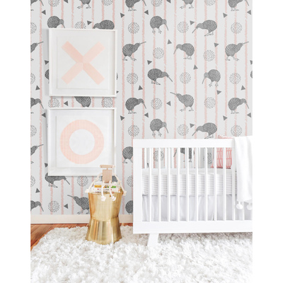 Papier peint L'oiseau kiwi et son monde