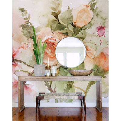 Papier peint Dans le jardin sauvage des roses