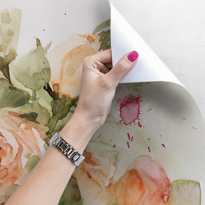 Papier peint Dans le jardin sauvage des roses