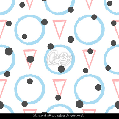 Papier peint Figures dessinées à la main