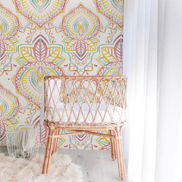 Tapisserie panoramique Motifs indiens