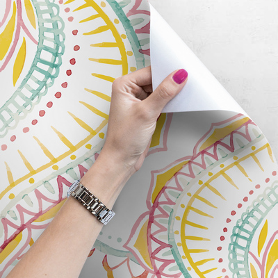 Tapisserie panoramique Motifs indiens