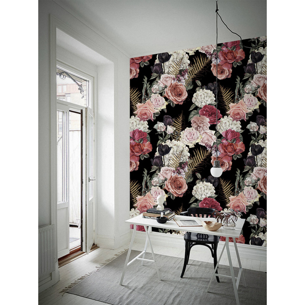 Tapisserie murale Bouquet romantique de roses