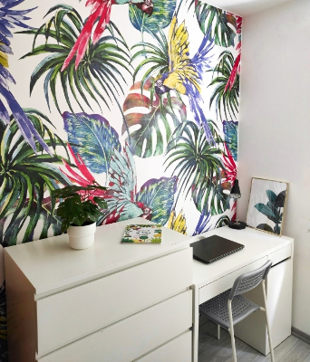 Papier peint adhésif Dans le monde des perroquets fabuleux