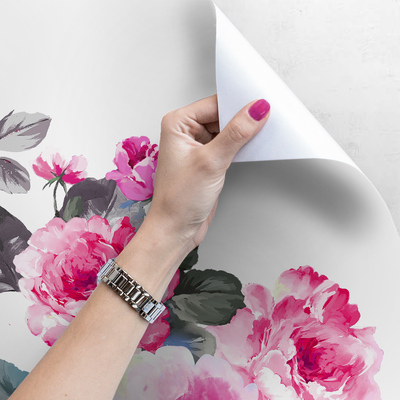 Papier peint Des fleurs pour une petite dame élégante