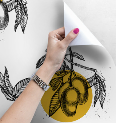 Papier peint Fruits tropicaux