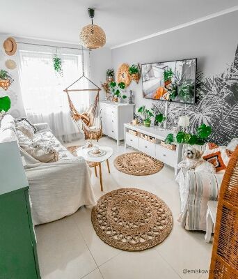 Papier peint adhésif Est-ce qu'il y a un palmier qui pousse ici ?