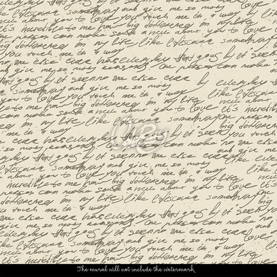 Papier peint Manuscrit