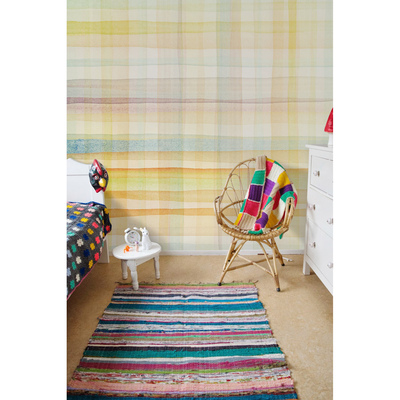 Papier peint adhésif Mur à damier