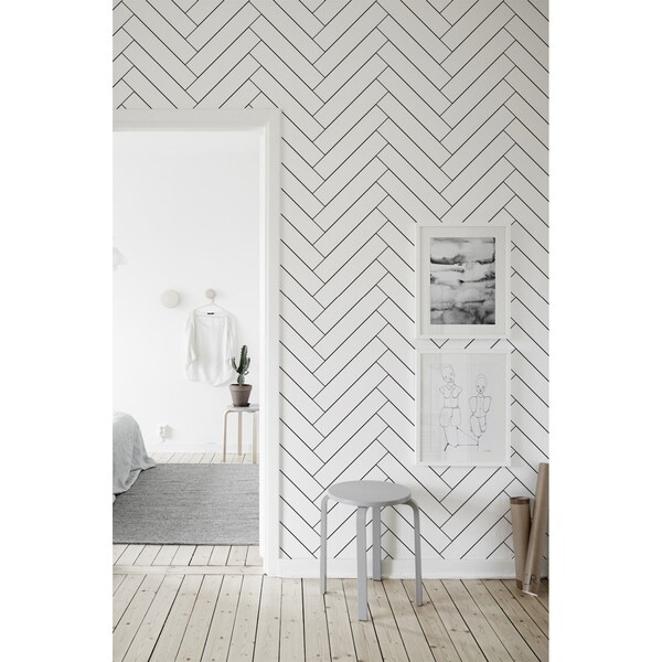 Papier peint Croquis de planches de bois