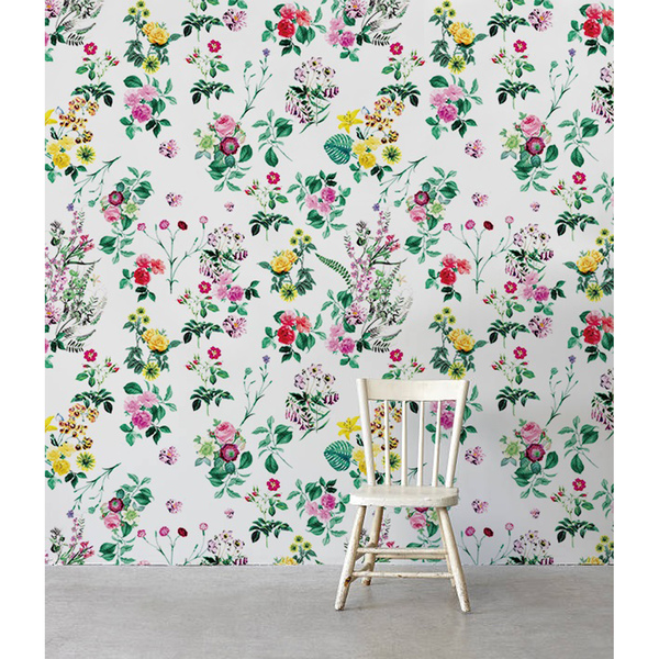 Papier peint Fleurs sauvages dansantes