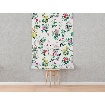 Papier peint Fleurs sauvages dansantes