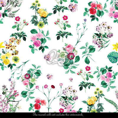 Papier peint Fleurs sauvages dansantes