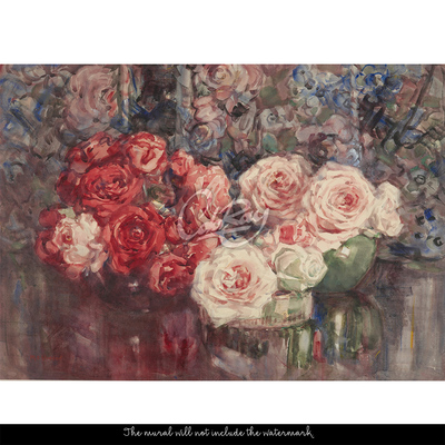 Papier peint adhésif Des roses dans notre chambre