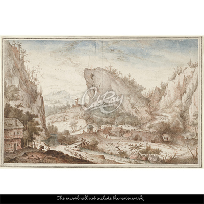 Tapisserie murale Les Alpes sont une image parfaite
