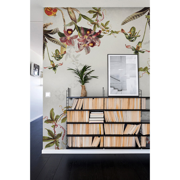 Papier peint Une journée parmi les fleurs tropicales