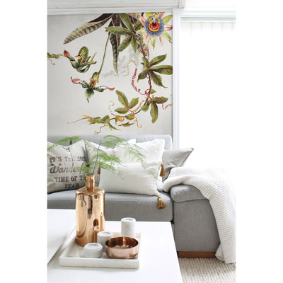 Papier peint Une journée parmi les fleurs tropicales