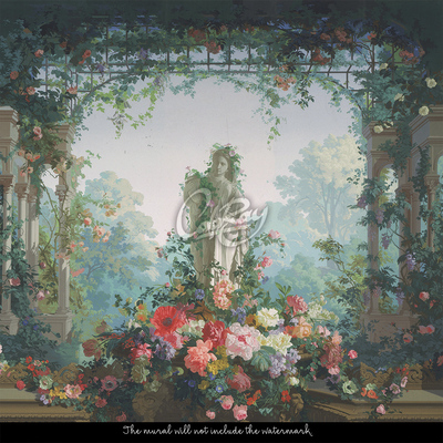 Tapisserie murale Le jardin secret