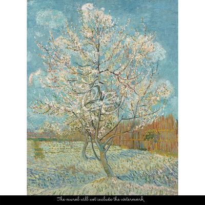 Papier peint adhésif Arbre à fleurs printanières