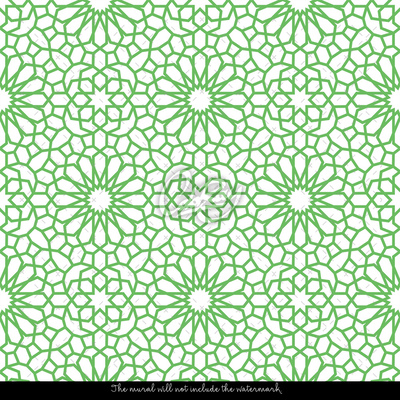 Papier peint adhésif Le Maroc en vert