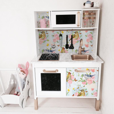 Autocollant IKEA Oiseaux et fleurs