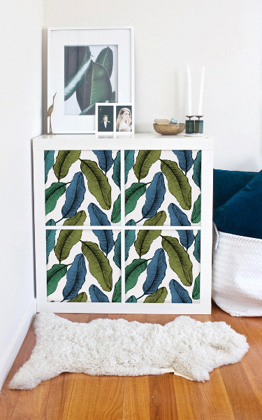 Autocollant IKEA feuilles de bananier