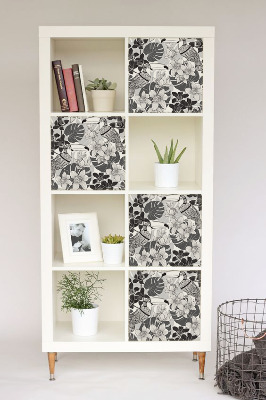 Autocollant IKEA Oiseaux noirs et blancs