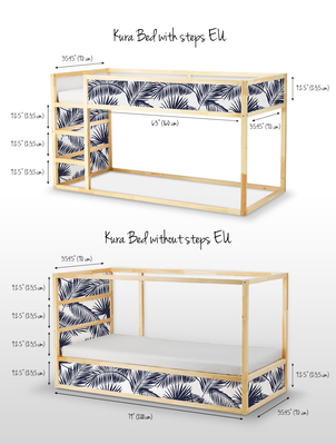 Autocollant IKEA Feuilles de palmier tropicales