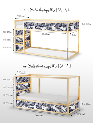 Autocollant IKEA Feuilles de palmier tropicales