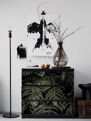 Autocollant IKEA Feuilles de Monstera