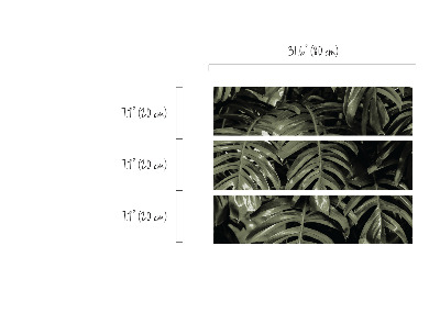 Autocollant IKEA Feuilles de Monstera